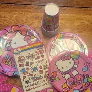 Hello Kitty Party Supplies Set - Pink
